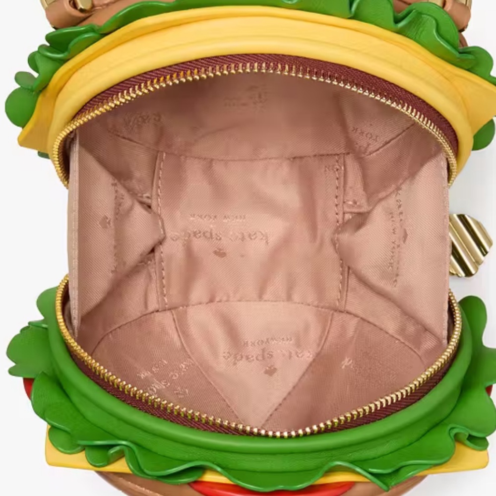 Authentic Kate Spade ♠️ 3D Hamburger Crossbody - Picture 4 of 4